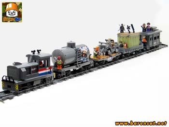 Lego moc Gi Joe Battle Train